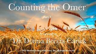 Counting the Omer Part 3