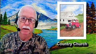 Watercolor Wonders: Capturing Serenity - Painting a Charming Country Church Tutorial