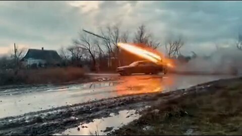 Ukraine soldiers use a BMW to launch rockets - Where did the billions of $s Go?