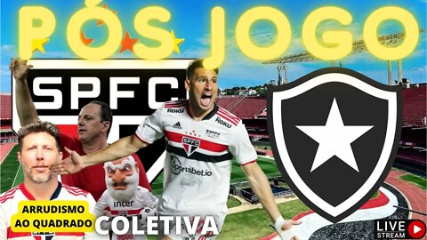 PÓS JOGO BOTAFOGO X SÃO PAULO AO VIVO BRASILEIRÃO