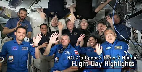 NASA’s SpaceX Crew-7 Flight Day 2 Highlights