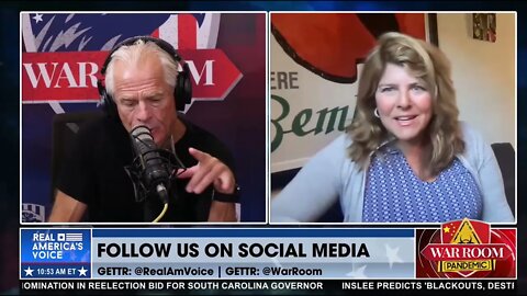 Dr. Naomi Wolf talks with Dr. Peter Navarro on Steve Bannon's War Room June 15, 2022, 10:30AM