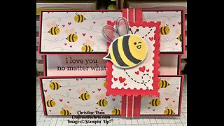 Bee Mine Suite Fun Fold Peekaboo Card Tutorial: A Buzzworthy Crafting Adventure