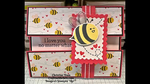 Bee Mine Suite Fun Fold Peekaboo Card Tutorial: A Buzzworthy Crafting Adventure