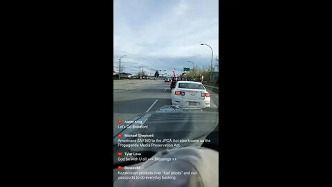 Vancouver Convoy - Super Protest For Criminal Gates begins - Chiliwack