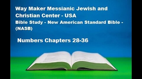 Bible Study - New American Standard Bible - NASB - Numbers 28-36