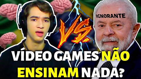 ESTUDANTE FACILMENTE REFUTA O LULA SOBRE OS VÍDEO GAMES!!!