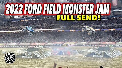 2022 Ford Field Monster Jam - Blue Thunder and Max-D Huge Air
