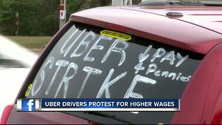 Tampa Uber drivers protest for higher rates, tipping option on app