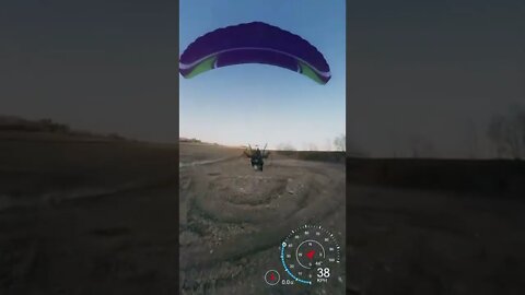 #shorts crashing my paramotor