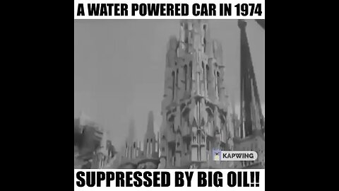 Water Powered Car in 1974