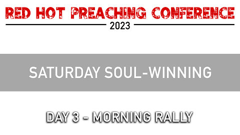 RHPC (Day 3) Morning Rally | Saturday Soul - Winning