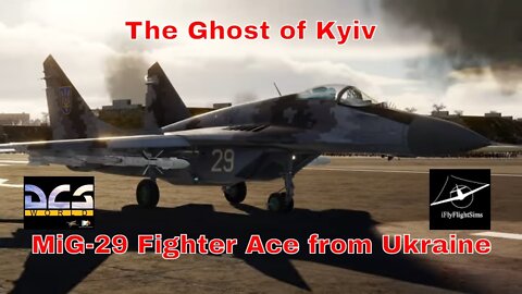The Ghost of Kyiv | Привид Києва| MiG-29 Fighter Ace from Ukraine | DCS World 2.7.10 [1440p]