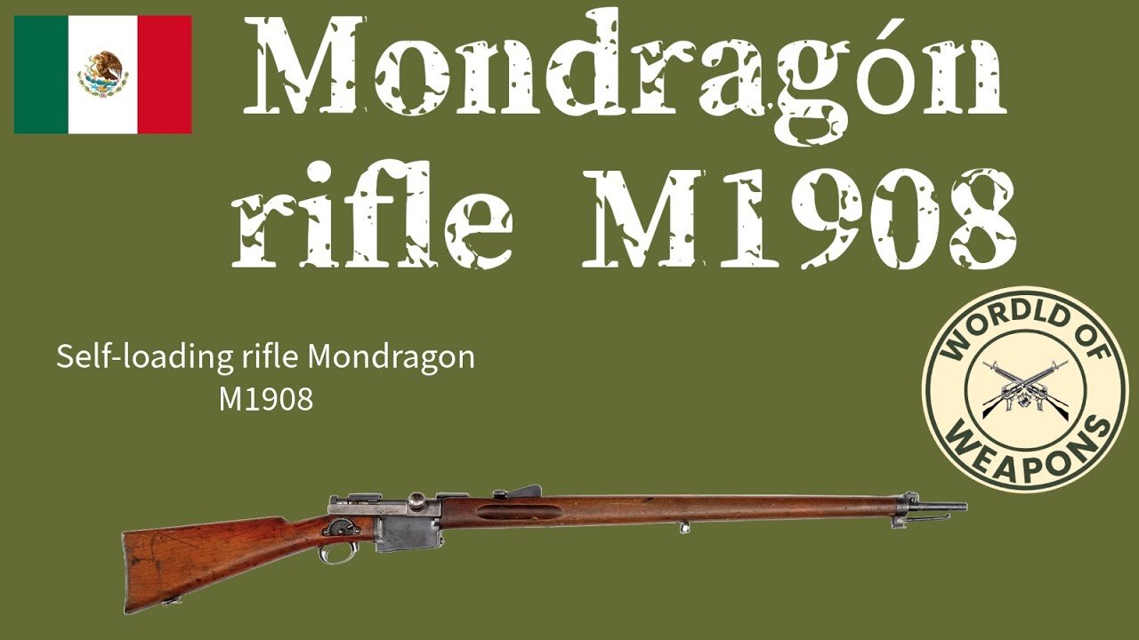 Mondragón rifle M1908 🇲🇽 The first automatic rifle ever created