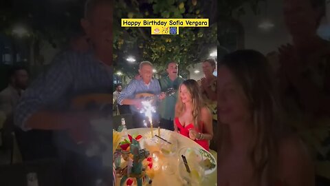 Sofia Vergara Celebrating 51th Birthday 🎂🥳🎆#entertainment #birthday #viralshorts