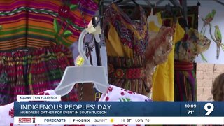 Hundreds gather in South Tucson in honor of Indigenous Peoples' Day