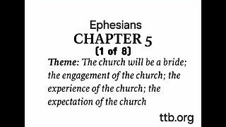 Ephesians Chapter 5 (Bible Study) (1 of 8)