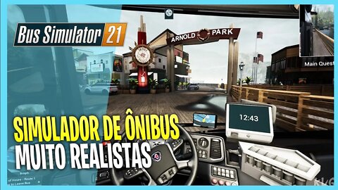 ▶️SIMULADOR DE ONIBUS MUITO REALISTA BUS SIMULATOR 21