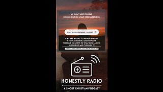 What process has God begun in your life? | Honestly Radio Podcast | #Jesus #Christ #bible