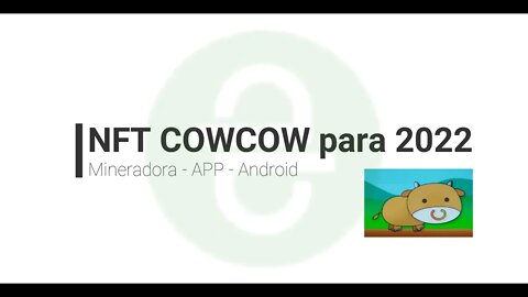 Mineração - App - NFT TOKEN COWCOW, PARTICEPE