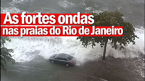 As fortes ondas que atingiram as praias do Rio de Janeiro | Strong waves that hit Rio's beaches | JV