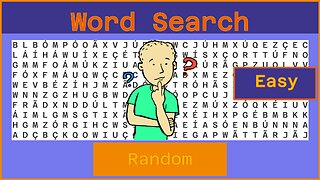 Word Search - Challenge 12/26/2022 - Easy - Random