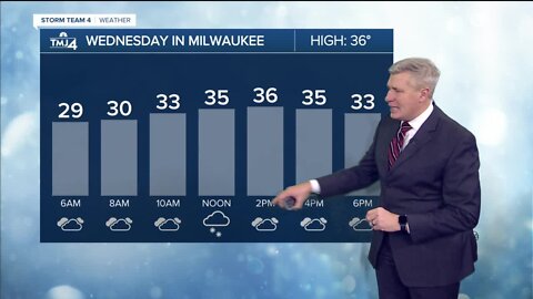 Flurries and light snow for Wednesday