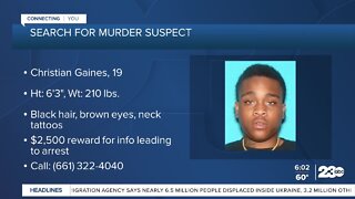 The search is on for a murder suspect