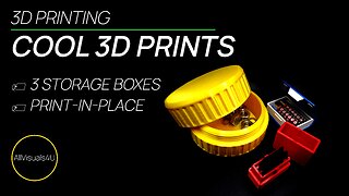 📦 Useful Storage Boxes 3D Prints - Cool 3D Prints - Small Things To 3D Print