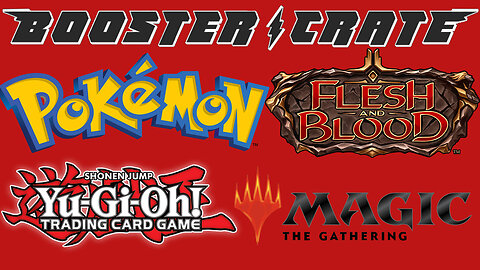 Booster Crate! Chaos Crate! Random Mystery Booster Pack Subscription! Pokémon, Magic, Yu-gi-Oh, FAB!