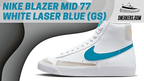 Nike Blazer Mid 77 White Laser Blue (GS) - DA4086-107 - @SneakersADM