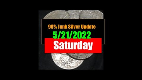 Junk Silver Weekend Update 5/21/22 - APMEX Fully Stocked with 90% Silver - Supply Low On Other Sites