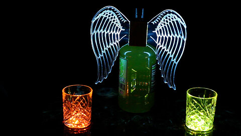 Party Enhancers LED Bottle Lighting With LED Coasters