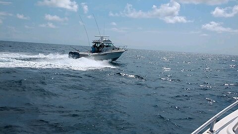 running to the Bahamas on the old Mako