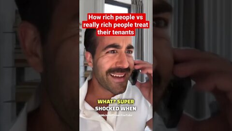 How rich people vs really rich people treat their tenants. #comedyshorts