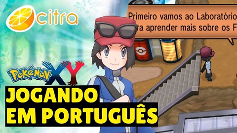 Pokémon XY | Jogando em Portugês no Citra