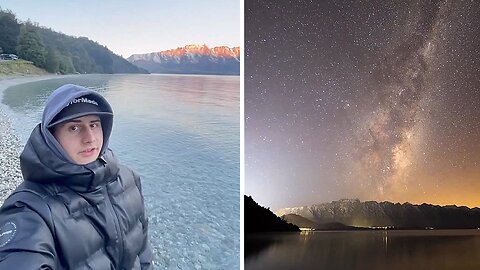 Adventurer braves -4°C to capture nature's enchanting time-lapse