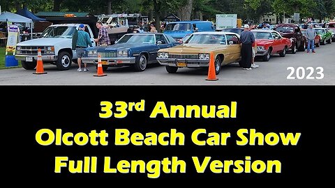 33rd Olcott Beach Car Show - 2023 Olcott New York