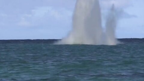 Navy EOD Removing and Detonating WWII Unexploded Ordnance in Hawaii