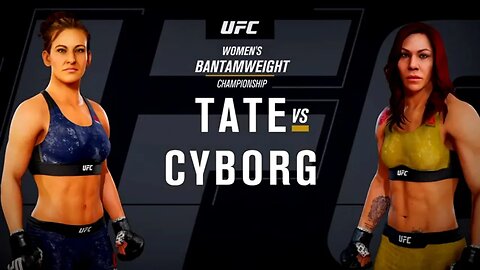 EA Sports UFC 3 Gameplay Cris Cyborg vs Miesha Tate