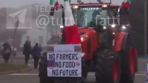 EU Farmers Protests, spreading & growing across more of Europe vs WEF policies