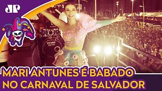 Mari Antunes é puro babado no Carnaval de Salvador