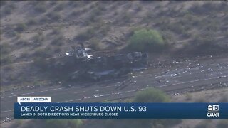 Crash shuts down US93 near Wickenburg