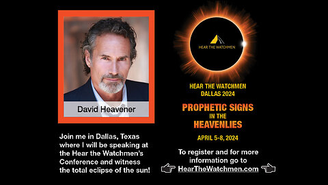 The "Last Evangelist" David Heavener on Hear the Watchmen Zoom