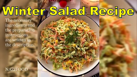 Winter Salad Recipe: Crisp and Cozy Creations for Chilly Days | رسپی سالاد زمستانی