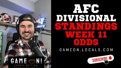 NFL Week 11 AFC Divisional Standings and Picks