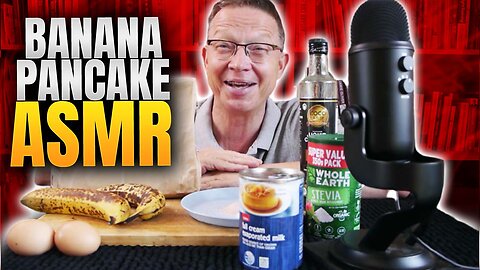 Banana Pancake Mukbang With Tasty Greek Yoghurt, Eating Show ASMR Sweet Food