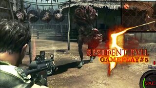 Resident Evil 5 - GamePlay#5 Fomos atacados por nativos zumbis e jacarés famintos #re5 #gameplay