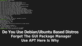 Forget Your GUI package Manager Use APT instead!