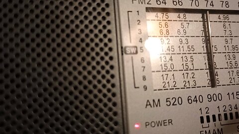 shortwave radio faint station 3.13.24 am